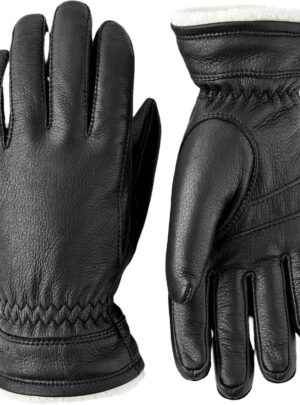 Hestra Buvika Deerskin, handsker, dame, sort
