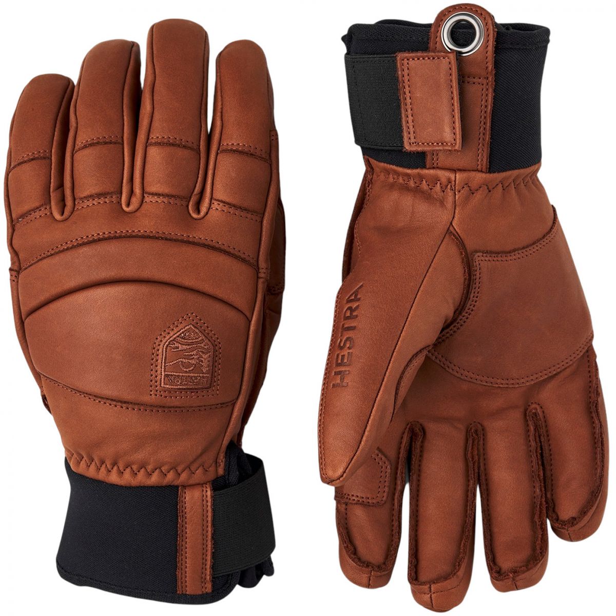 Hestra Fall Line, skihandsker, brun/brun Hestra Fall Line, skihandsker, brun/brun