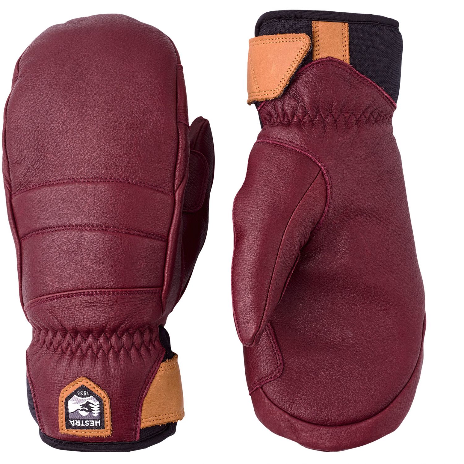 Hestra Fall Line, skiluffer, dame, bordeaux Hestra Fall Line, skiluffer, dame, bordeaux