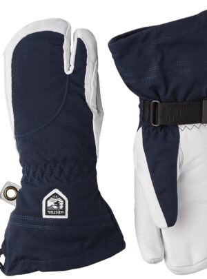 Hestra Heli Ski 3-Finger Skihandsker Dame 6 Blå/Hvid Handsker & luffer