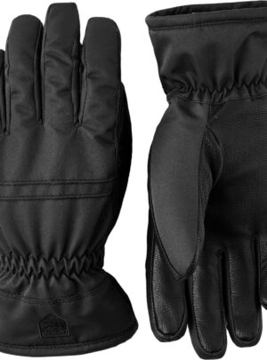 Hestra Primaloft Leather, skihandsker, dame, sort