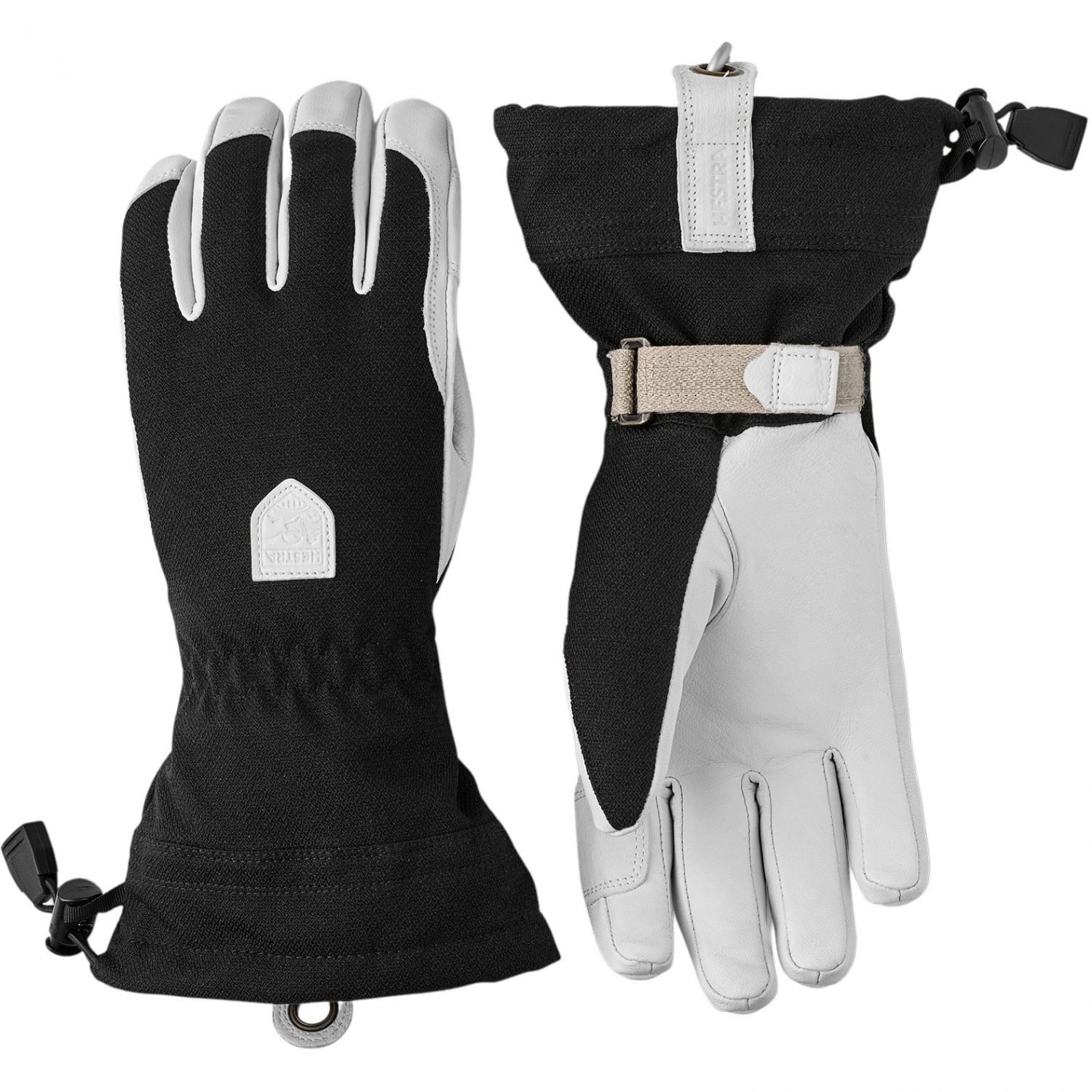 Hestra Women's Patrol Gauntlet, skihandsker, dame, sort Hestra Women's Patrol Gauntlet, skihandsker, dame, sort