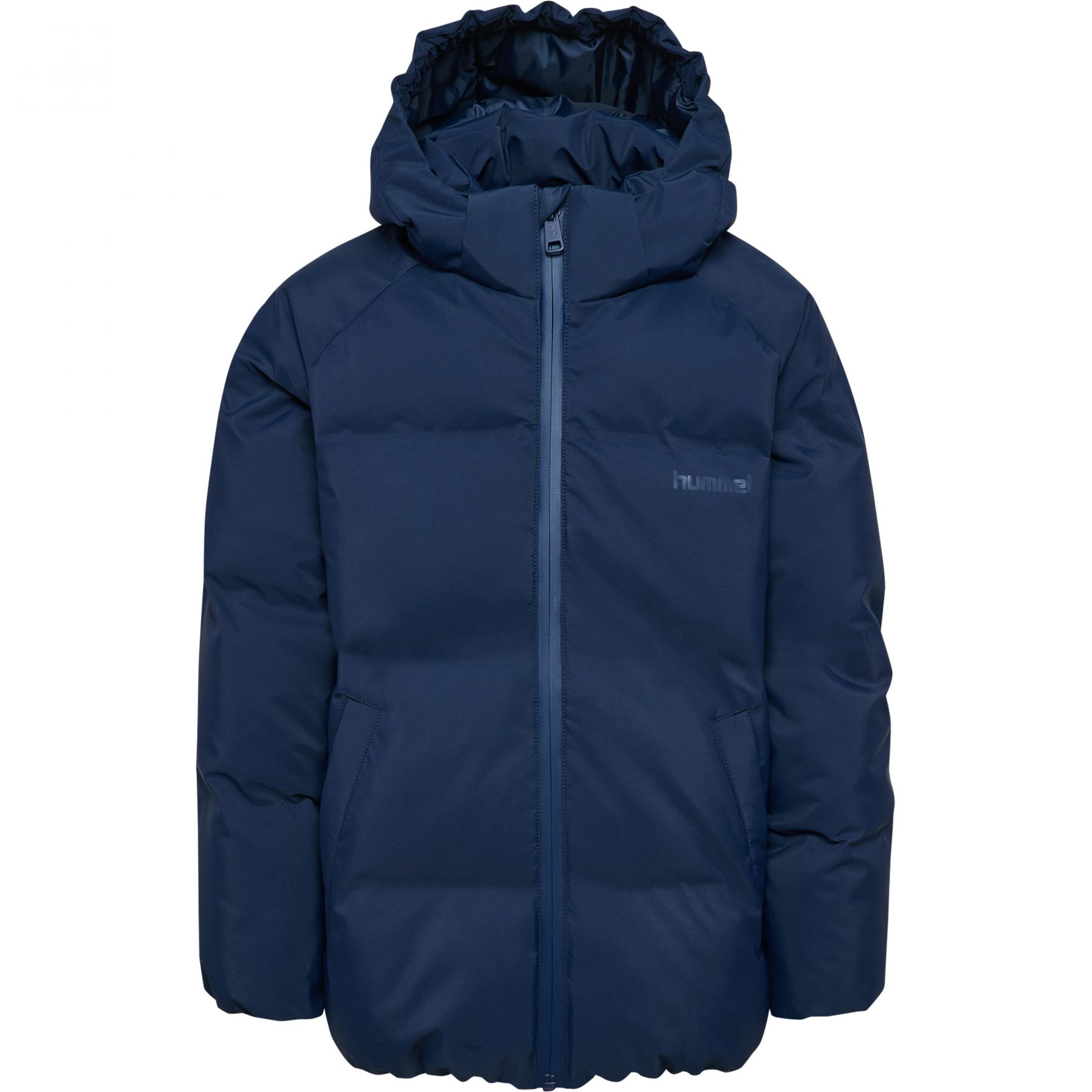 Hummel hmlJR All Weather Puffer, vinterjakke, junior, blå Hummel hmlJR All Weather Puffer, vinterjakke, junior, blå