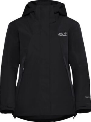 Jack Wolfskin Flowline 2L Ins, skijakke, dame, sort
