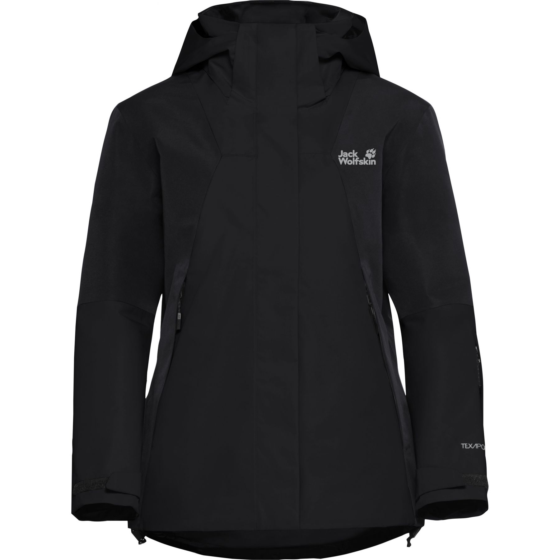 Jack Wolfskin Flowline 2L Ins, skijakke, dame, sort Jack Wolfskin Flowline 2L Ins, skijakke, dame, sort
