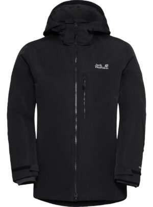 Jack Wolfskin Flowline 3in1, skijakke, herre, sort