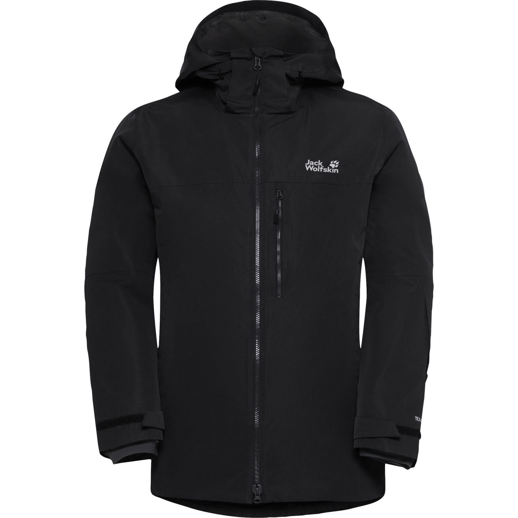 Jack Wolfskin Flowline 3in1, skijakke, herre, sort Jack Wolfskin Flowline 3in1, skijakke, herre, sort