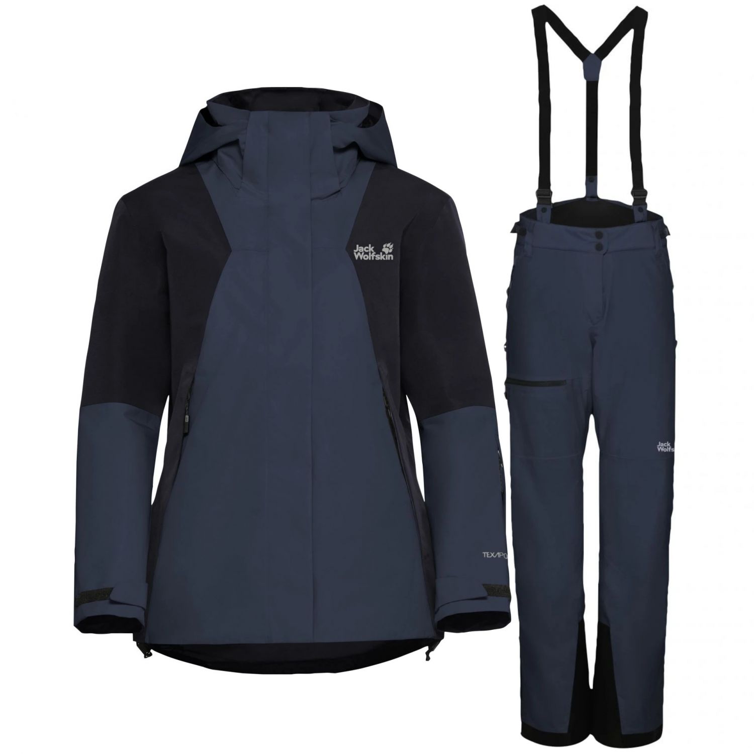 Jack Wolfskin Flowline Pro 2L Ins sæt, dame, mørkeblå Jack Wolfskin Flowline Pro 2L Ins sæt, dame, mørkeblå