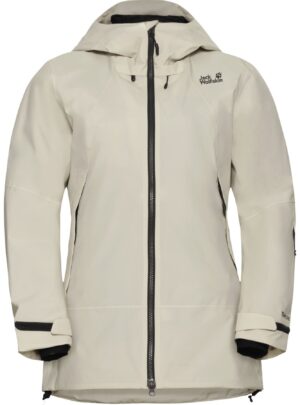 Jack Wolfskin Flowline Pro 2L Ins, skijakke, dame, beige