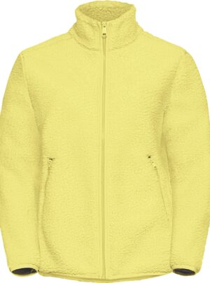 Jack Wolfskin High Curl, fleecejakke, dame, gul