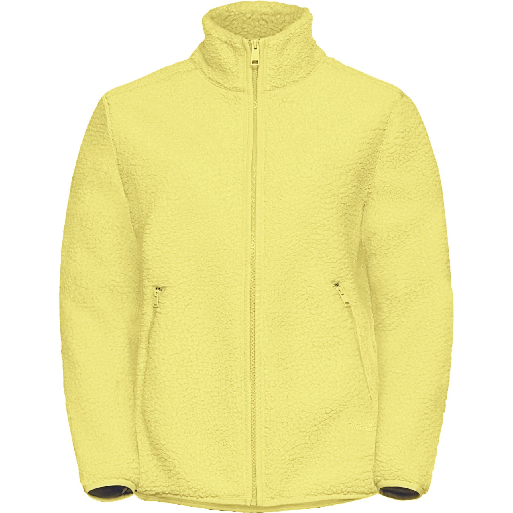 Jack Wolfskin High Curl, fleecejakke, dame, gul Jack Wolfskin High Curl, fleecejakke, dame, gul