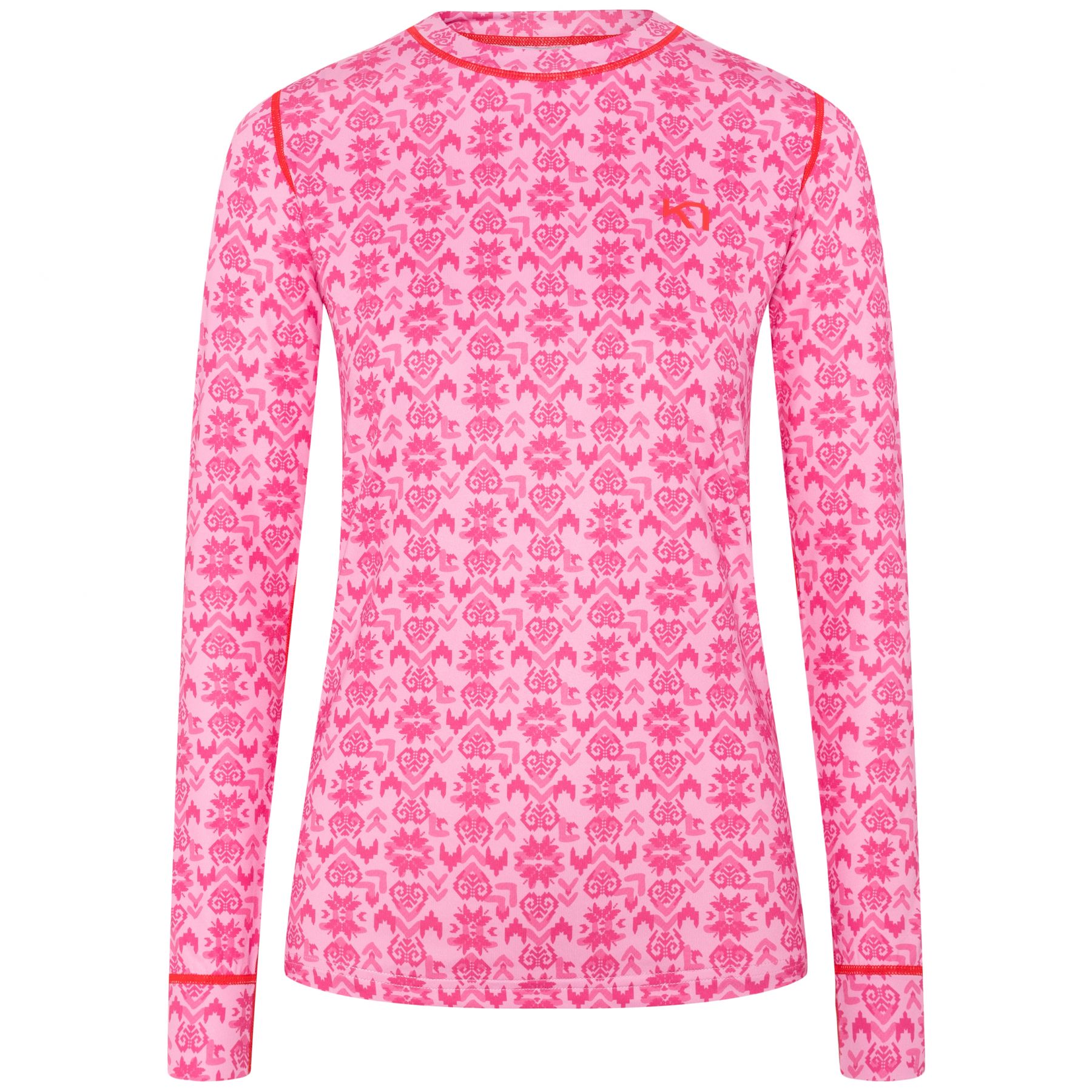 Kari Traa Fryd LS, skiundertøj, dame, spink Kari Traa Fryd LS, skiundertøj, dame, spink