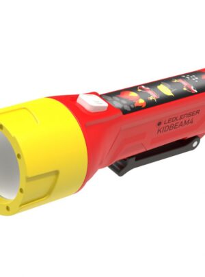 Ledlenser Kidbeam4, lommelygte, junior, rød