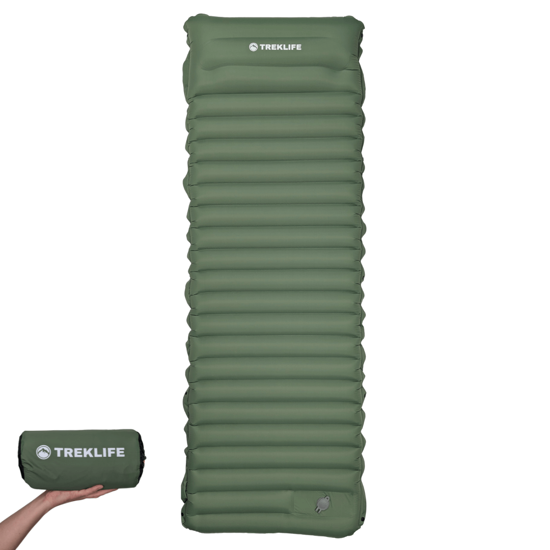 Liggeunderlag - Treklife Insulated CloudPad - Indbygget fodpumpe Liggeunderlag - Treklife Insulated CloudPad - Indbygget fodpumpe