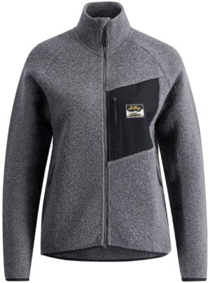 Lundhags Flok Wool Ws Pile, mellemlag, dame, grå