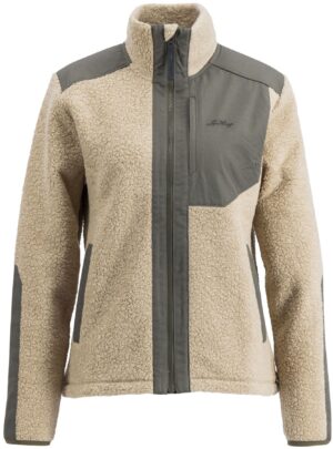 Lundhags Saruk Wool Pile Mid Full Zip W, mellemlag, dame, beige