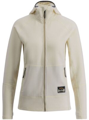 Lundhags Tived Merino Hoodie W, mellemlag, dame, hvid