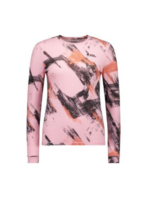 Mons Royale Cascade Merino Base Layer Long Sleeve, skiundertrøje, dame, lyserød