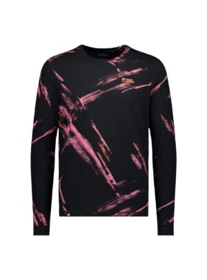 Mons Royale Cascade Merino Base Layer Long Sleeve, skiundertrøje, herre, airbrush