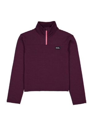 Mons Royale Offgrid Merino Fleece Long Sleeve, fleecetrøje, dame, lilla