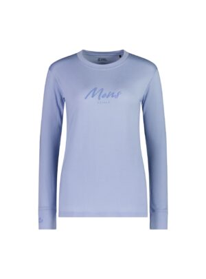 Mons Royale Yotei Merino Classic Long Sleeve, skiundertrøje, dame, blå