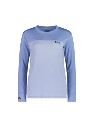 Mons Royale Yotei Merino Long Sleeve, skiundertrøje, dame, blå