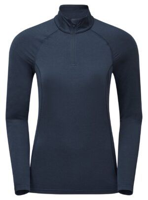 Montane F Dart Xt Zip Neck, dame, blå