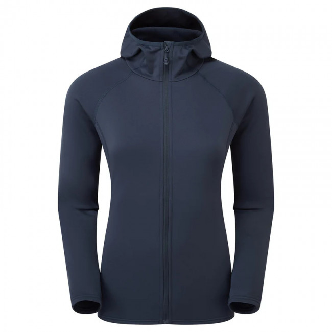 Montane F Fury Lite Hoodie, fleecetrøje, dame, blå Montane F Fury Lite Hoodie, fleecetrøje, dame, blå