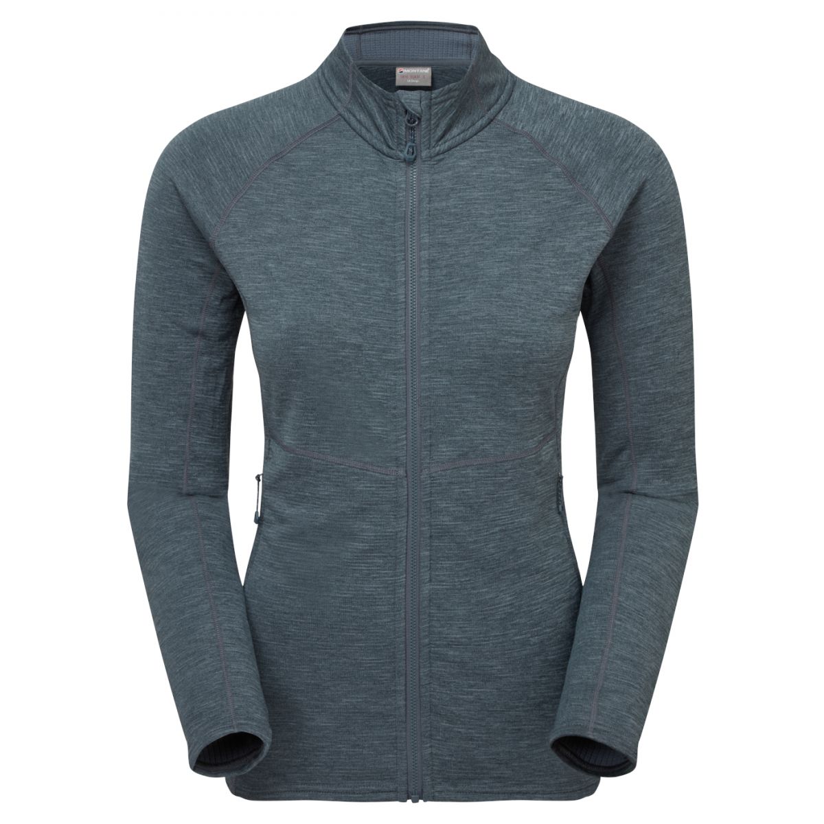 Montane Fem Protium Jacket, fleecetrøje, dame, blå Montane Fem Protium Jacket, fleecetrøje, dame, blå