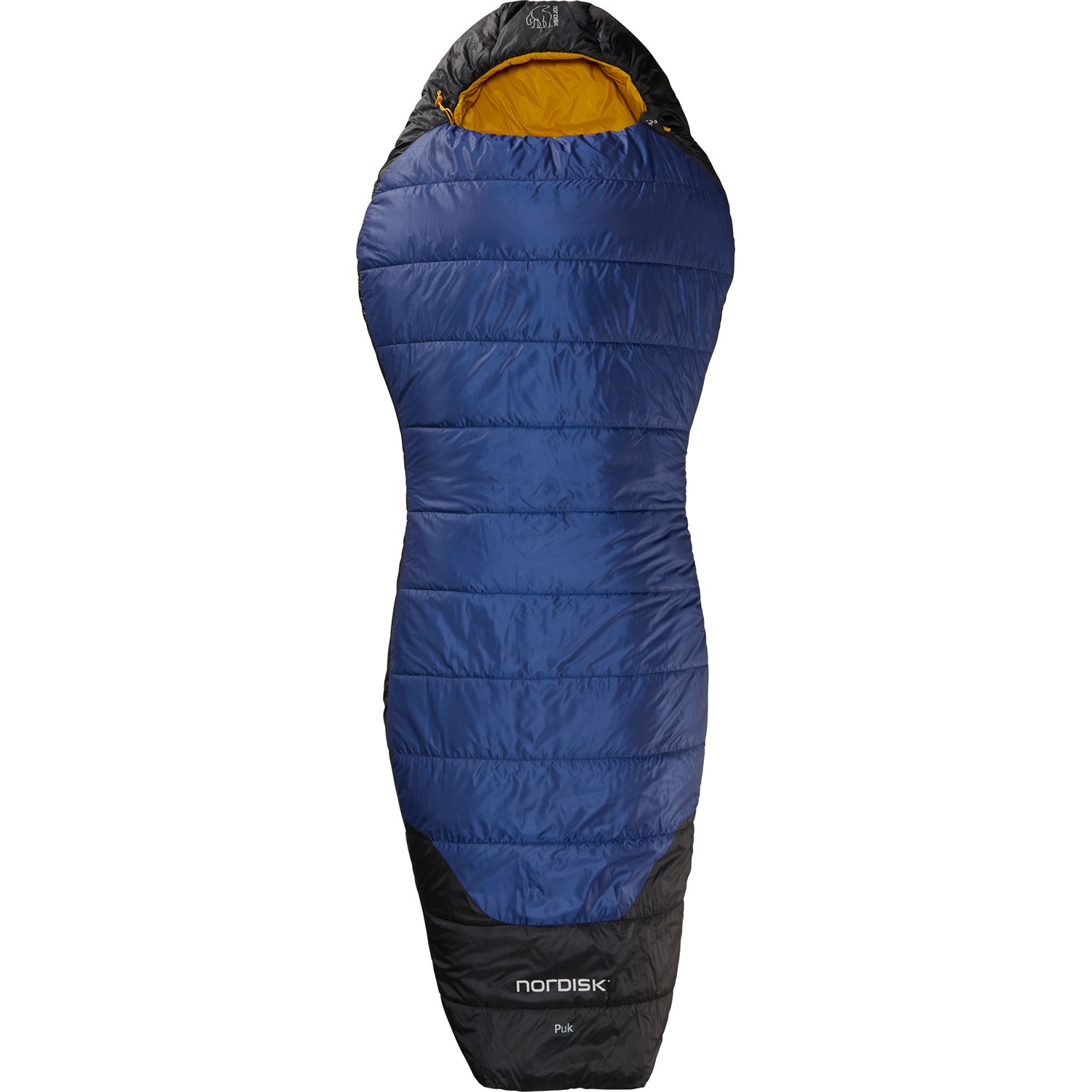 Nordisk Puk -2 Curve Medium Fibersovepose LZ Blå/Sort Forår til efterår (+3°C til -8°C) Nordisk Puk -2 Curve Medium Fibersovepose LZ Blå/Sort Forår til efterår (+3°C til -8°C)