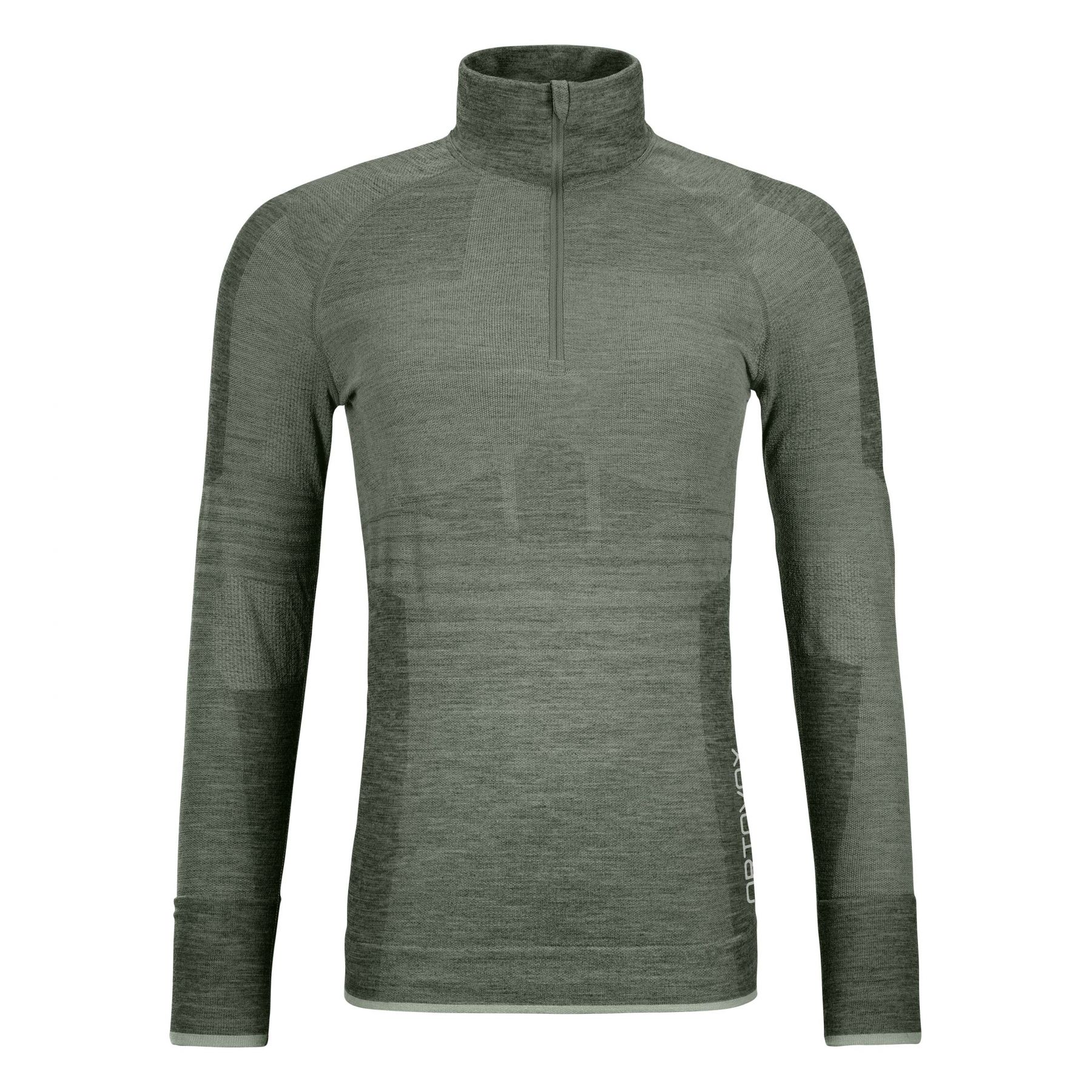 Ortovox 230 Competition Zip Neck, dame, grå Ortovox 230 Competition Zip Neck, dame, grå
