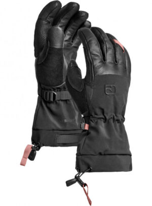 Ortovox Merino Freeride, skihandsker, dame, sort