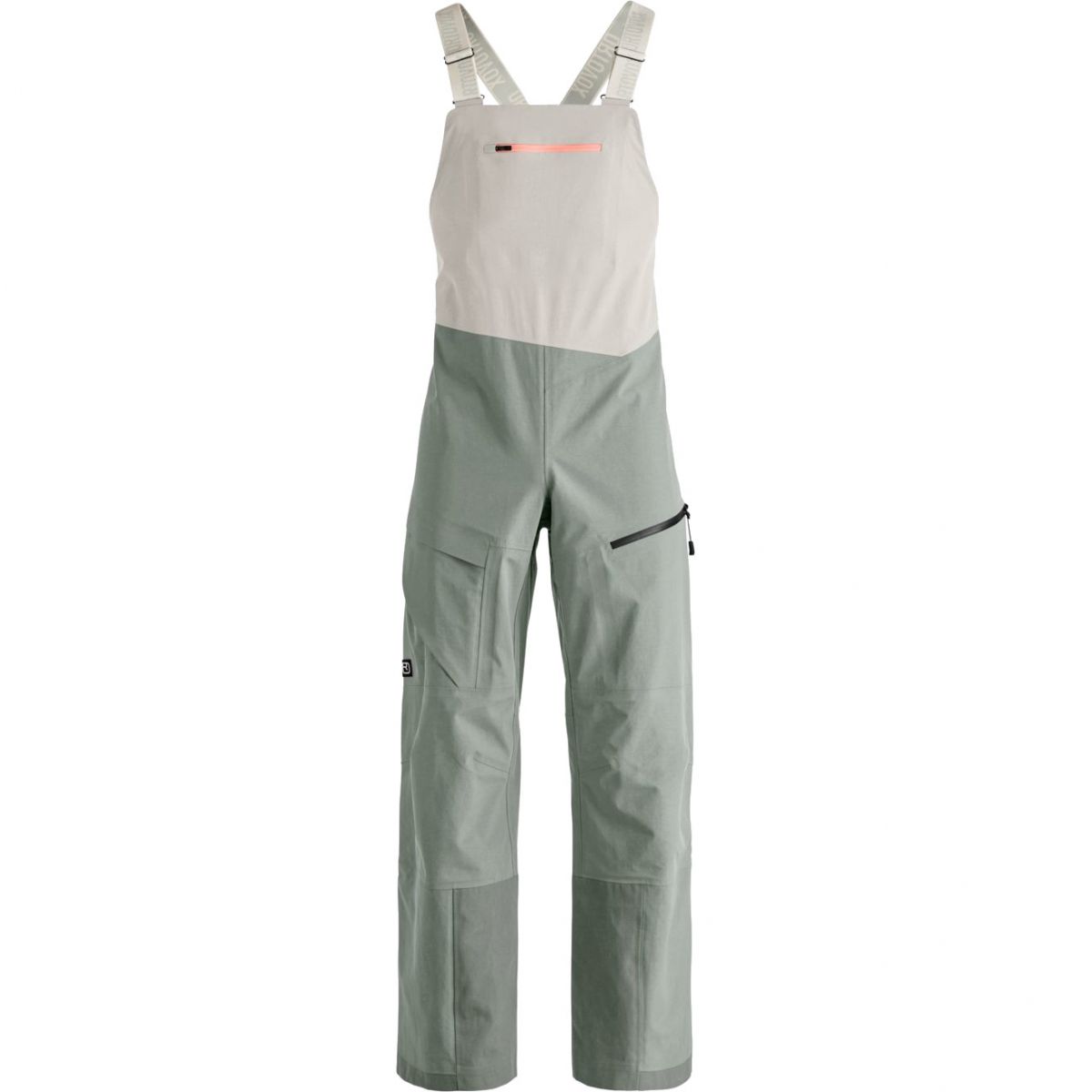 Ortovox Ravine Plus 3L Bib, skalbukser, dame, lysegrøn Ortovox Ravine Plus 3L Bib, skalbukser, dame, lysegrøn