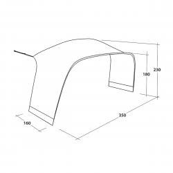 Outwell Wakefield L Tent Connector - Tilbehør til telte