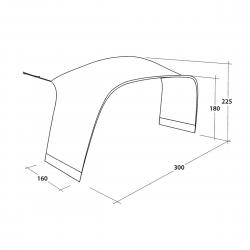 Outwell Wakefield M Tent Connector - Tilbehør til telte