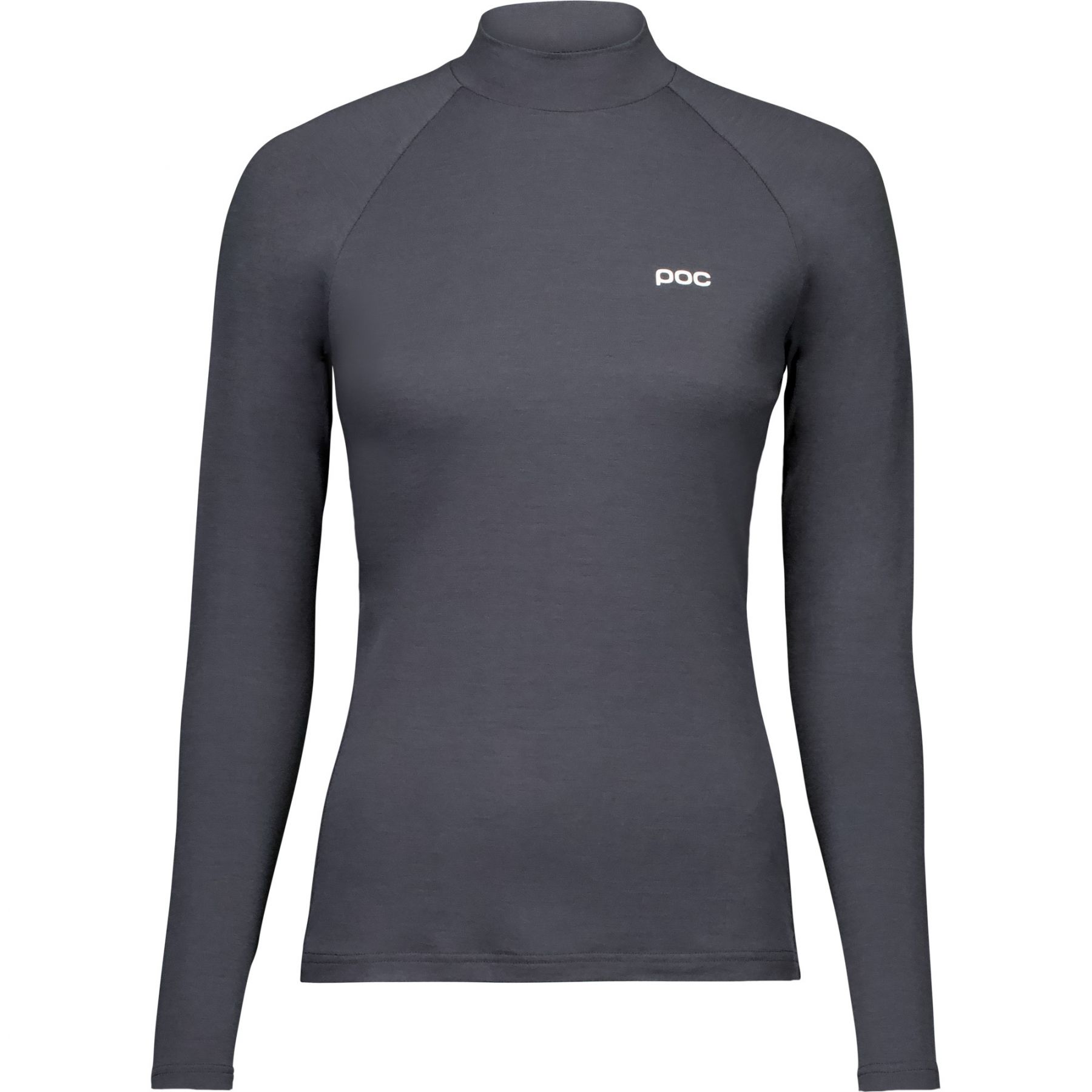 POC Layer Merino Mock Neck Jersey, skiundertrøje, dame, mørkegrå POC Layer Merino Mock Neck Jersey, skiundertrøje, dame, mørkegrå