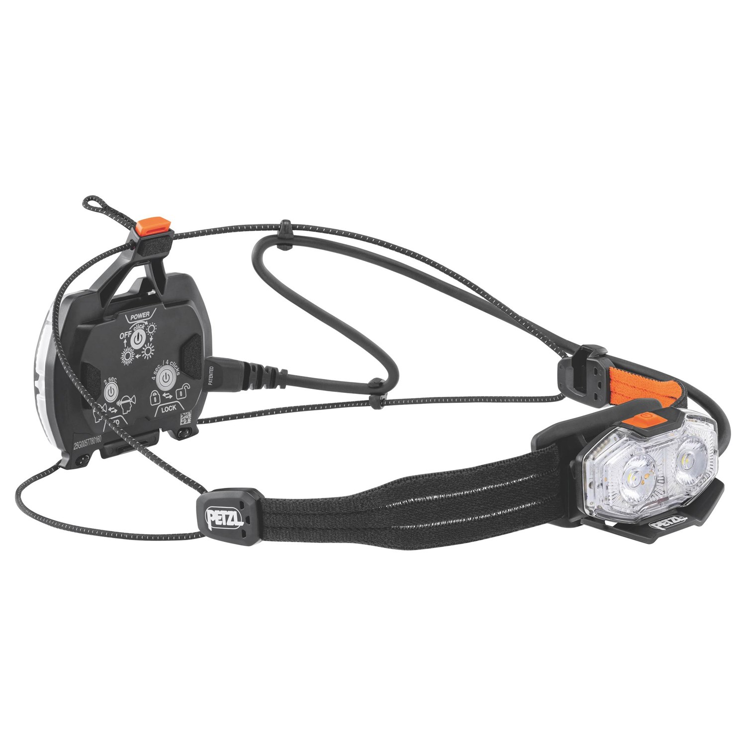 Petzl NAO LT Pandelampe Orange Pandelamper Petzl NAO LT Pandelampe Orange Pandelamper