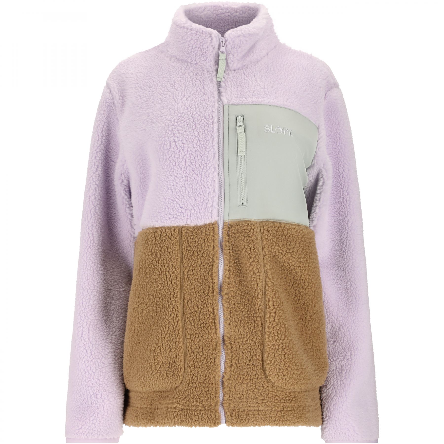 SLOPE Katau Teddy, fleecejakke dame, orchid petal SLOPE Katau Teddy, fleecejakke dame, orchid petal