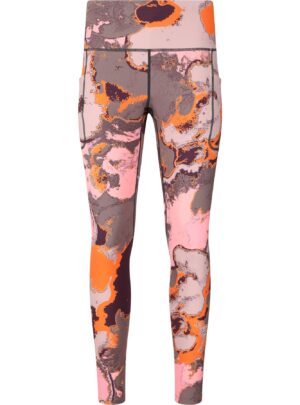 SLOPE Nyland AOP Tights, dame, sweet grape