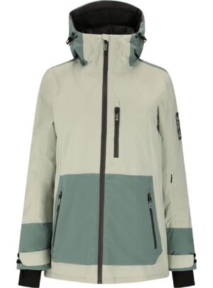 SLOPE River, skijakke, dame, aqua gray