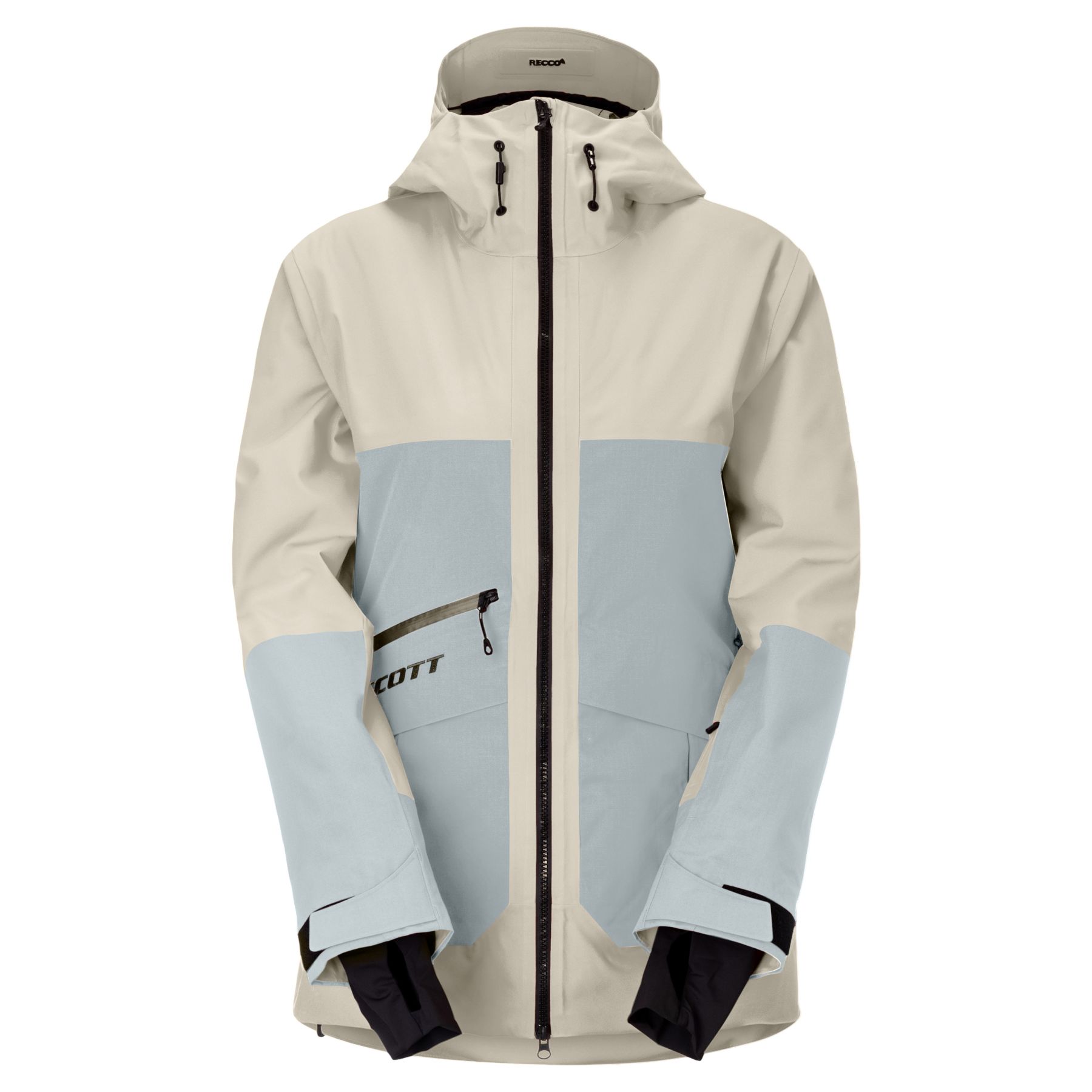Scott Ultimate Dryo Utility, skijakke, dame, beige/blå Scott Ultimate Dryo Utility, skijakke, dame, beige/blå