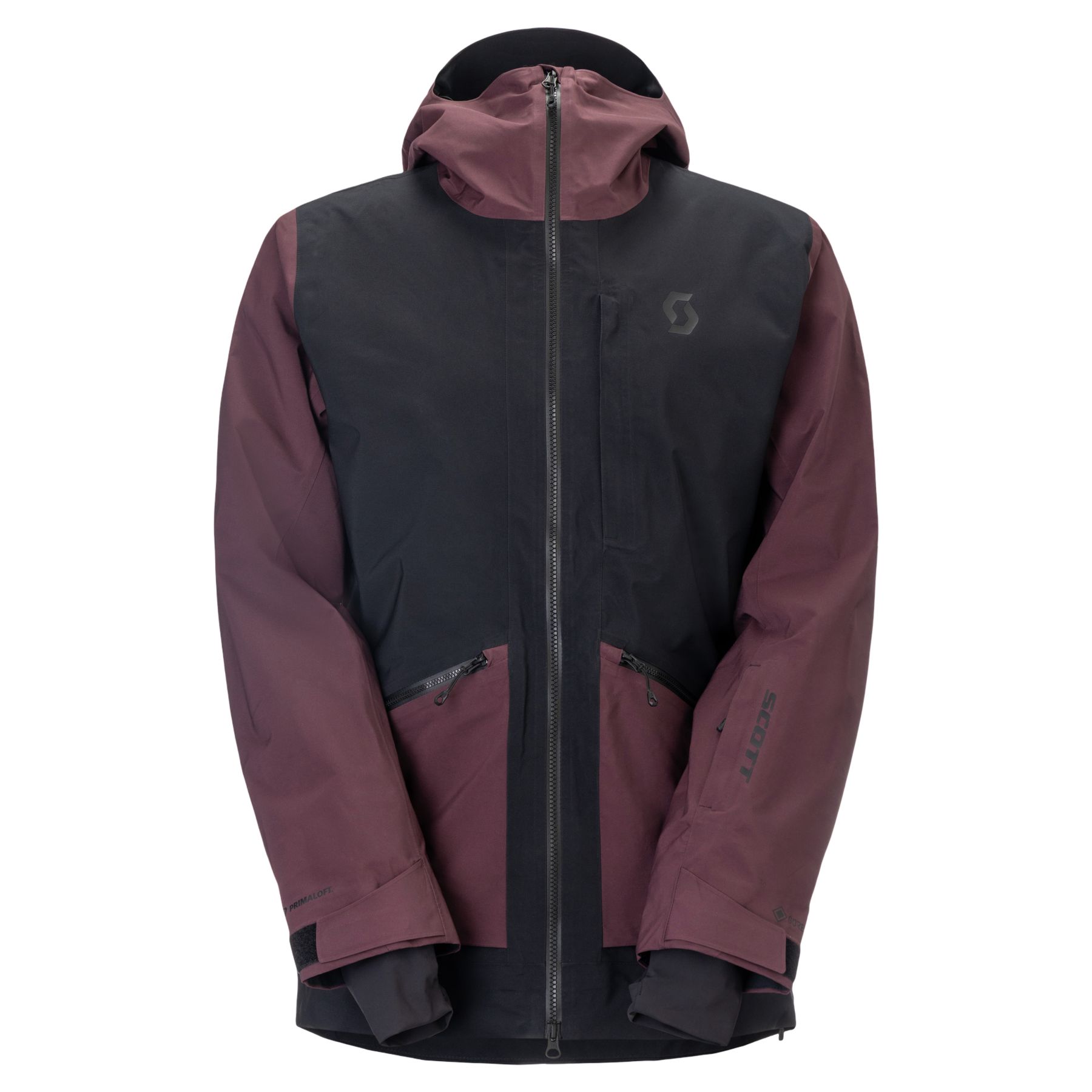 Scott Vertic GTX 2L PL, skaljakke, herre, sort/rød Scott Vertic GTX 2L PL, skaljakke, herre, sort/rød