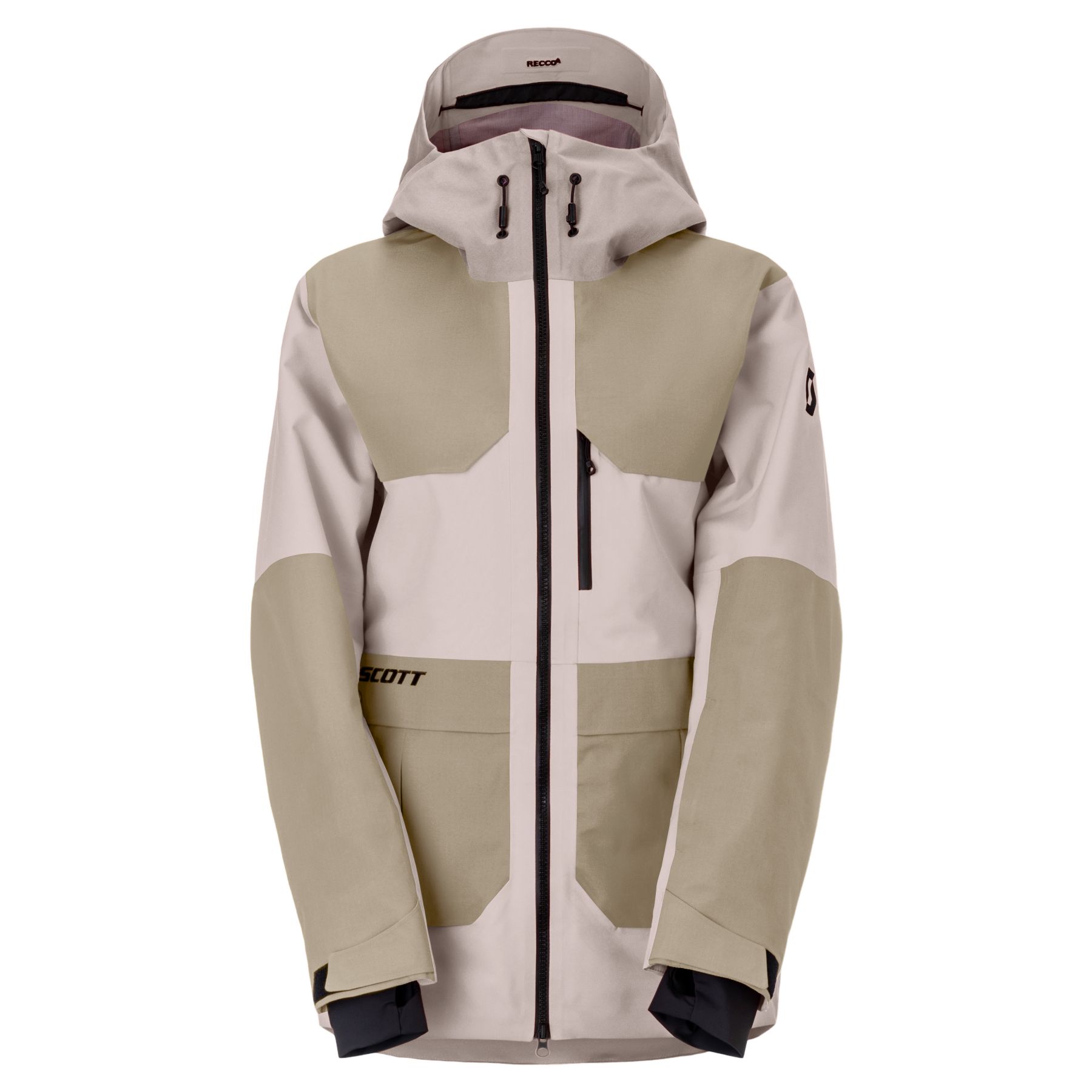Scott Vertic Utility 3L, skijakke, dame, pink/beige Scott Vertic Utility 3L, skijakke, dame, pink/beige
