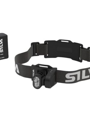 Silva Free 1200, XS, pandelampe, sort