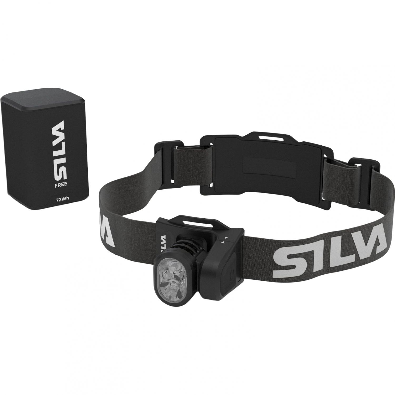 Silva Free 2000 L, pandelampe, sort Silva Free 2000 L, pandelampe, sort