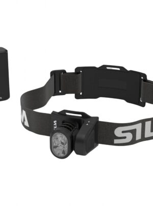 Silva Free 2000 S, pandelampe, sort