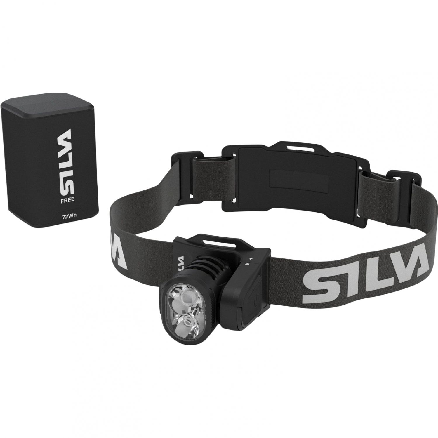 Silva Free 3000 L, pandelampe, sort Silva Free 3000 L, pandelampe, sort
