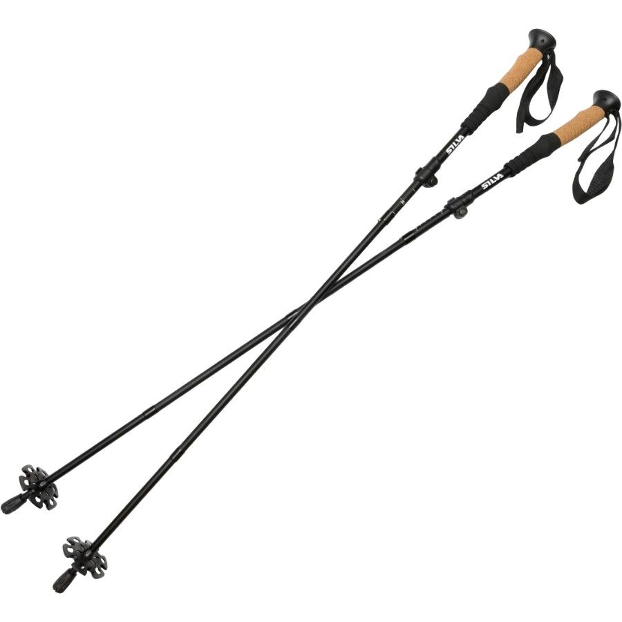 Silva Trekking Poles Aluminum Z-Fold, løbestave, grå Silva Trekking Poles Aluminum Z-Fold, løbestave, grå