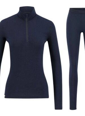 Ulvang Hero Half Zip/Hero Tights skiundertøjssæt, dame, mørkeblå