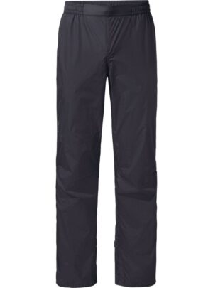 Vaude Drop Pants II, regnbukser, dame, sort